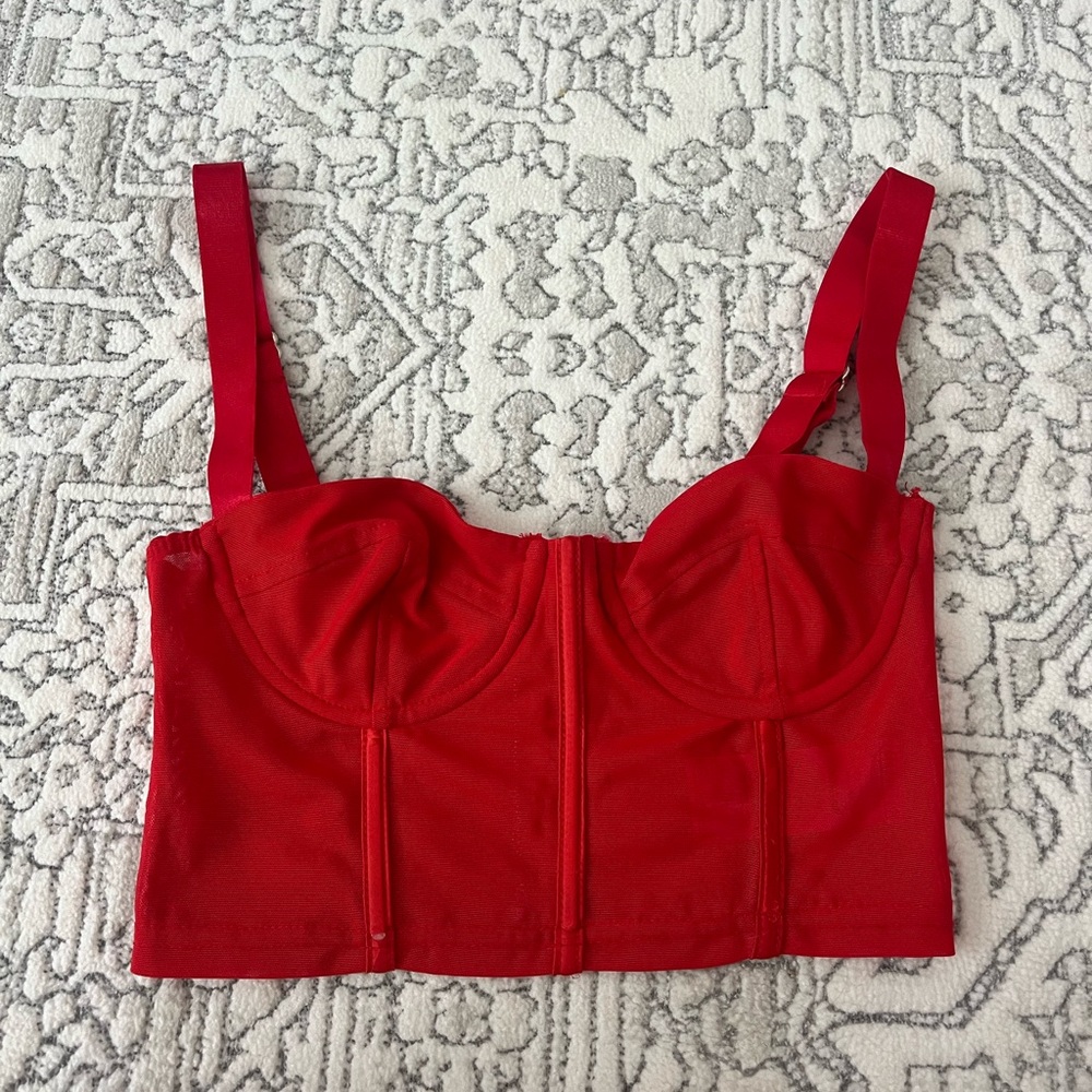 dELiA*s Red Bustier Bra